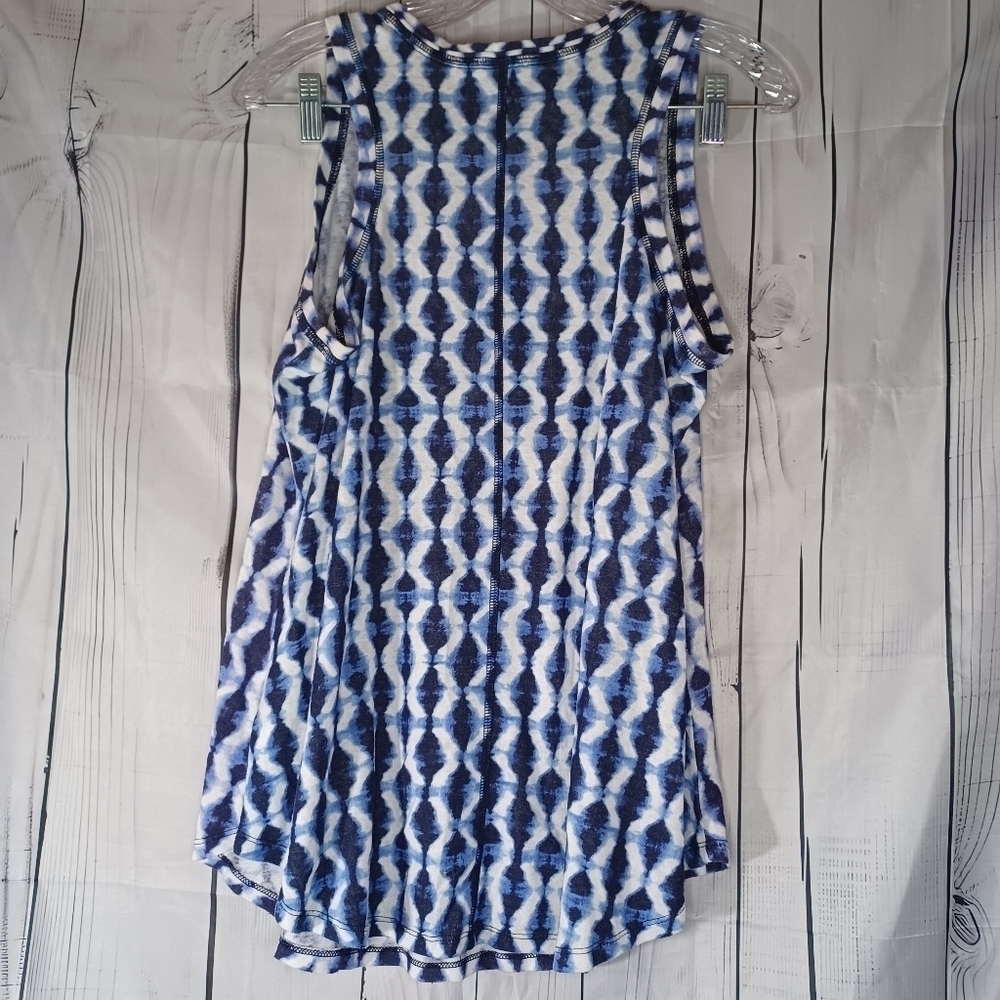 Athleta Blue and White Sleeveless Top - Picture 8 of 12